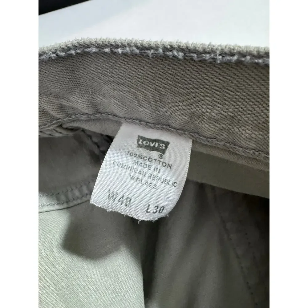 Levi Strauss & Co. Gray Denim 501 XX Jeans - Men's Size 40x30